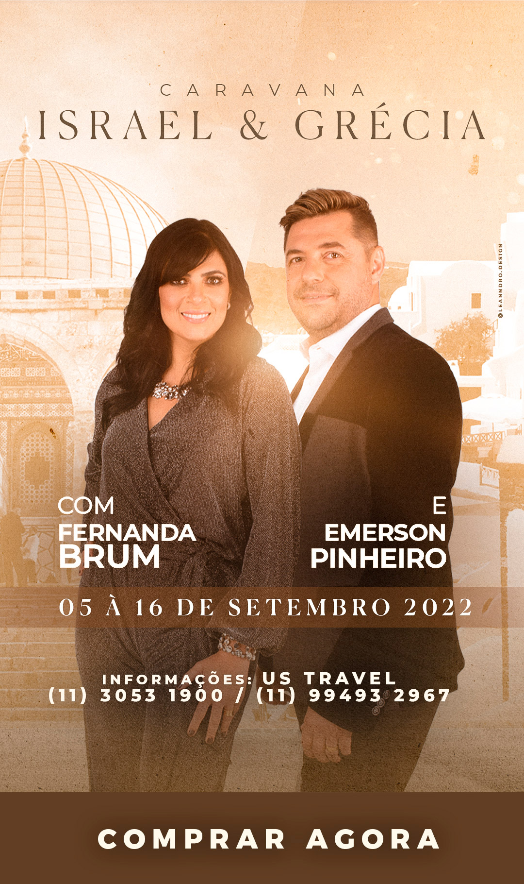 Caravana Israel e Gr cia com Fernanda Brum e Emerson Pinheiro